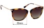 Sunglass Fix Replacement Lenses for Ralph Lauren RA 5245 - 55mm Wide 