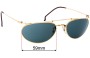 Sunglass Fix Verres de Remplacement pour Ray-Ban B&L Deco - 59mm Wide 