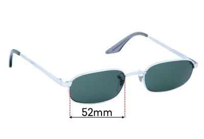 Ray-Ban B&L W2192 Verres de Remplacement 52mm wide 