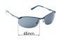 Sunglass Fix Replacement Lenses for Ray Ban P3390 - 65mm Wide 