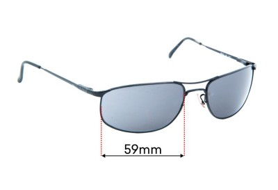 Ray-Ban RB3147 Verres de Remplacement 59mm wide 