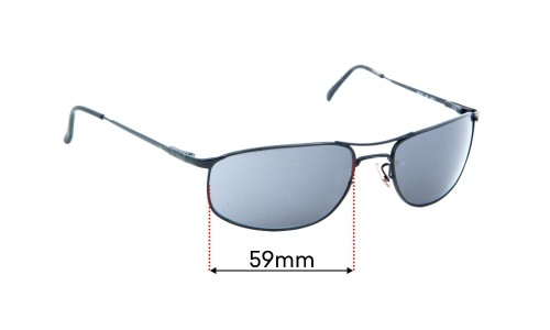 Sunglass Fix Replacement Lenses for Ray Ban RB3147 - 59mm Wide 
