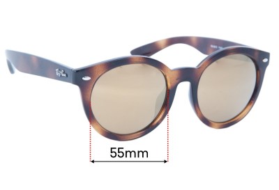 Ray Ban RB4261D Replacement Lenses 55mm wide 