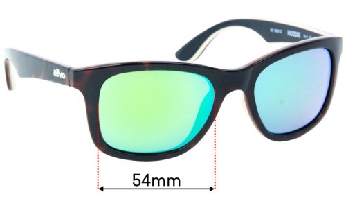 Sunglass Fix Replacement Lenses for Revo Huddie - 54mm Wide 