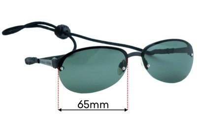 Sunglass Fix Replacement Lenses for Saltwater Fish - 65mm wide 