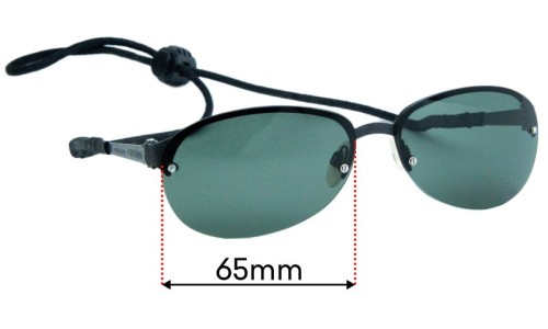 Sunglass Fix Replacement Lenses for Saltwater Fish - 65mm Wide 