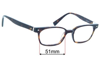Seraphin Emerson Replacement Lenses 51mm wide 