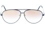 Serengeti Aviator Replacement Sunglass Lenses - 65mm wide x 55mm tall Front View 