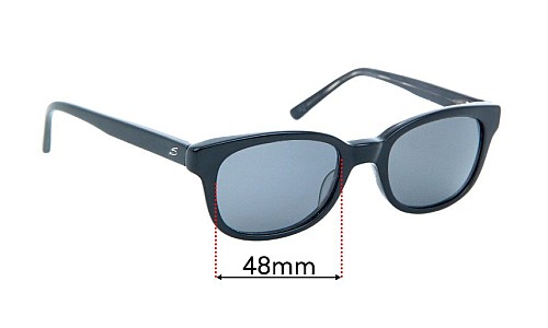 Sunglass Fix Replacement Lenses for Serengeti Serena - 48mm Wide 