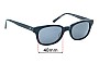 Sunglass Fix Ersatzgläser für Serengeti Serena - 48mm Wide 