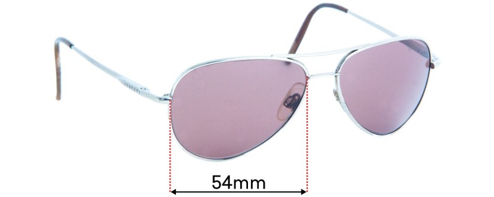 Sunglass Fix Replacement Lenses for Serengeti Small Aviator - 54mm Wide