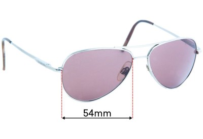 Sunglass Fix Replacement Lenses for Serengeti Small Aviator- 54mm wide 