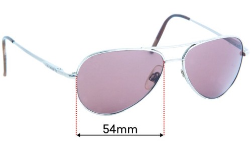 Sunglass Fix Replacement Lenses for Serengeti Small Aviator - 54mm Wide 