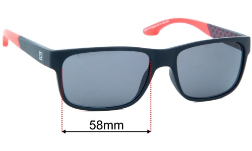 Sunglass Fix Replacement Lenses for Specsavers Bogong - 58mm Wide 
