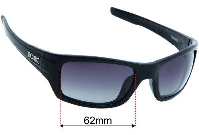 Tonic Trakker Lentes de Repuesto 62mm wide 