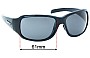 Sunglass Fix Replacement Lenses for Ugly Fish Unknown Model - 62mm Wide 