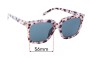 Sunglass Fix Replacement Lenses for Witchery Nina - 56mm Wide 