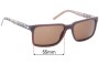 Sunglass Fix Replacement Lenses for Burberry B 4097 - 55mm Wide 