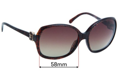 Chanel 5174 Replacement Lenses 58mm wide 