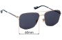 Sunglass Fix Replacement Lenses for Christian Dior DIOR180 - 60mm Wide 