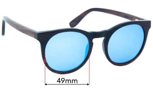 Sunglass Fix Replacement Lenses for Grown Lucy - 49mm Wide 