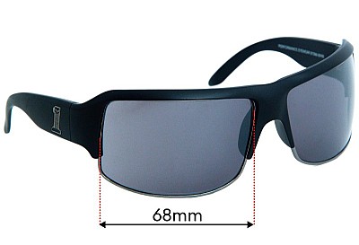 Harley Davidson 97398-09VM Replacement Lenses 67mm wide 