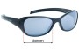 Sunglass Fix Lentes de Repuesto para Julbo Dolgan - 56mm Wide 