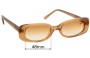 Sunglass Fix Replacement Lenses for Lu Goldie Solene - 48mm Wide 