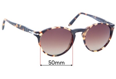 Persol 3092-SM Replacement Sunglass Lenses - 50mm 