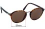 Sunglass Fix Replacement Lenses for Persol 3184-S - 51mm Wide 