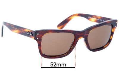 Ray Ban RB2283 Mr Burbank Replacement Lenses 52mm wide 