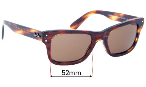 Ray-Ban RB2283 Mr Burbank Lentilles de Remplacement 52mm wide 