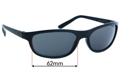 Ray Ban RB4114 Replacement Lenses 62mm wide 