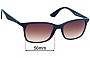 Sunglass Fix Replacement Lenses for Ray-Ban RB7047 - 56mm Wide 