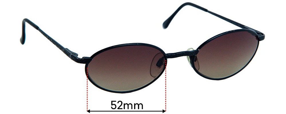 Sunglass Fix Replacement Lenses for Revo Python 1111 - 52mm Wide