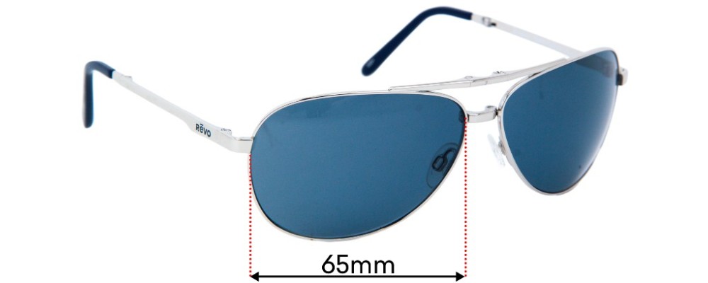 Sunglass Fix Replacement Lenses for Revo RE1985 THIRTY-FIVE LTD Limited Edition - 65mm Wide