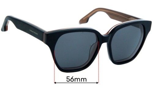 Sunglass Fix Replacement Lenses for Scanlan Theodore  ST Diamond - 56mm Wide 