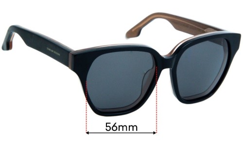 Sunglass Fix Ersatzgläser für Scanlan Theodore  ST Diamond - 56mm Wide 