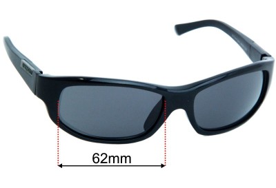 Sunglass Fix Replacement Lenses for Serengeti Amedeo - 62mm wide 