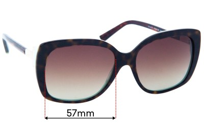 Sunglass Fix Replacement Lenses for Tiffany & Co TF 4171 - 57mm wide 