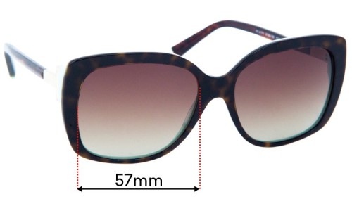 Sunglass Fix Replacement Lenses for Tiffany & Co TF 4171 - 57mm Wide 
