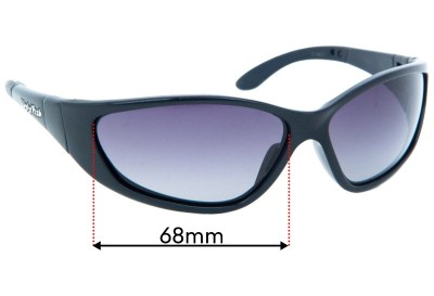 Ugly Fish PE/SUN 360 Replacement Lenses 68mm wide 