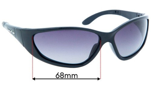 Sunglass Fix Replacement Lenses for Ugly Fish PE/SUN 360 - 68mm Wide 
