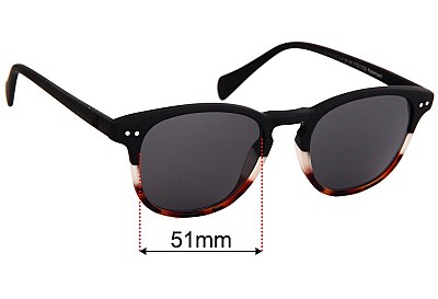 41 Eyewear FO35037 Ersatzgläser 51mm wide 