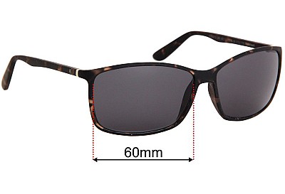 41 Eyewear FO35015 Replacement Lenses 60mm wide 
