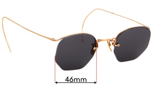Sunglass Fix Replacement Lenses for American Optical 1/10 12KGF - 46mm Wide 