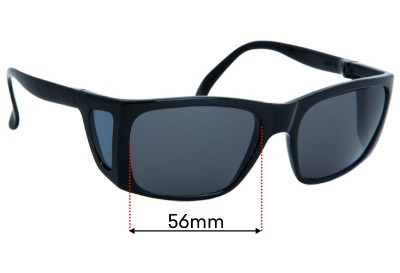 Sunglass Fix Replacement Lenses for Bolle 711 - 56mm Wide 