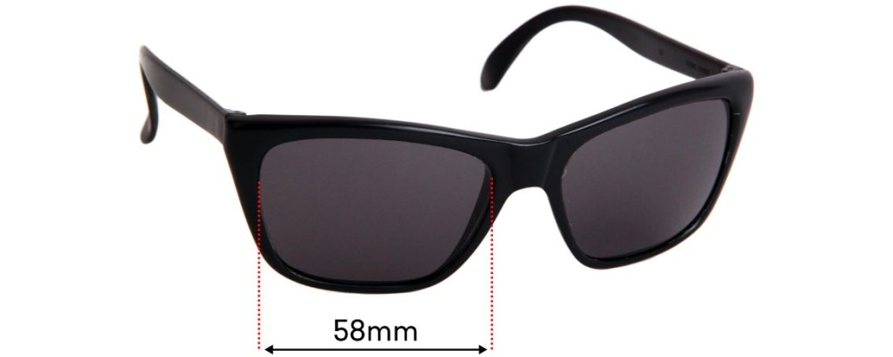 Sunglass Fix Replacement Lenses for Bolle IREX TRG 527 - 58mm Wide