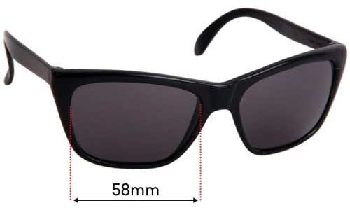 Sunglass Fix Replacement Lenses for Bolle IREX TRG 527 - 58mm Wide 