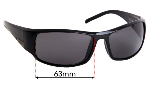 Sunglass Fix Replacement Lenses for Bolle King 39mm tall - 63mm Wide 